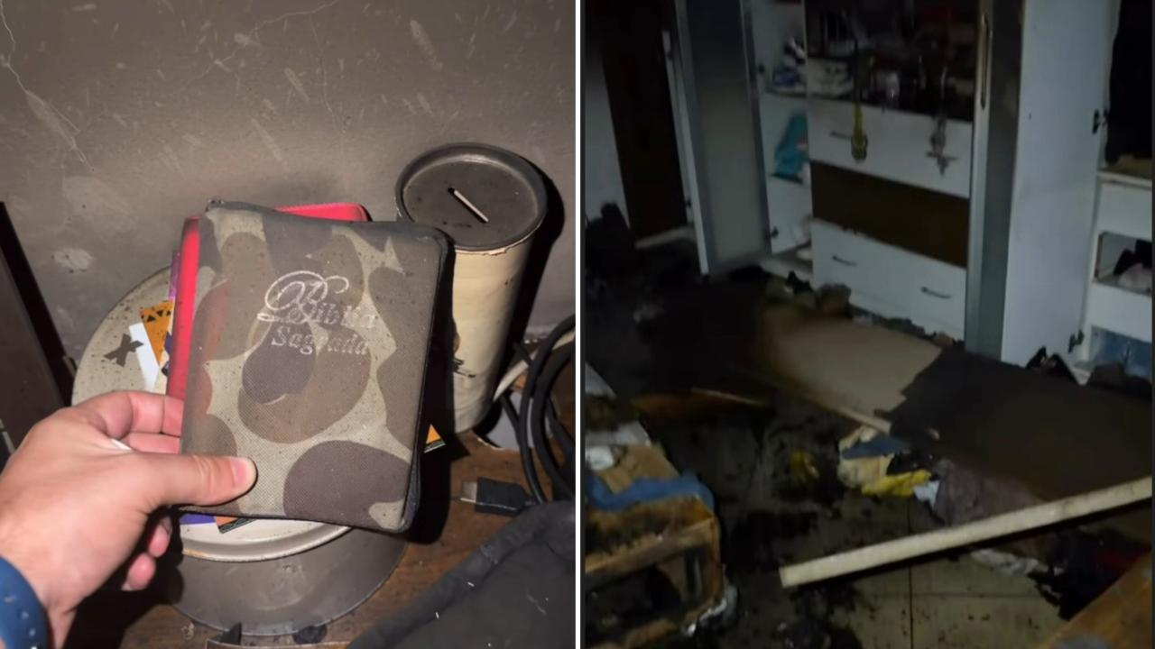 filho-de-regis-danese-encontra-biblia-intacta-apos-incendio:-nao-sobrou-mais-nada